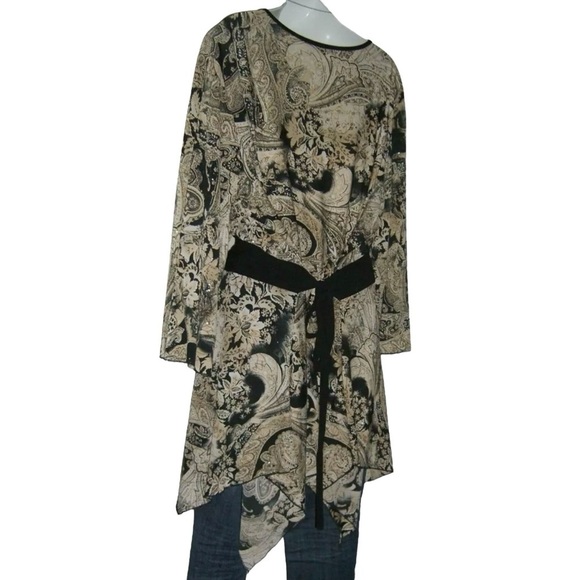 MKM Designs Blouse Vintage 90's Fairy Grunge Whimsygoth Glitter Kimono Plus y2k - Picture 12 of 16